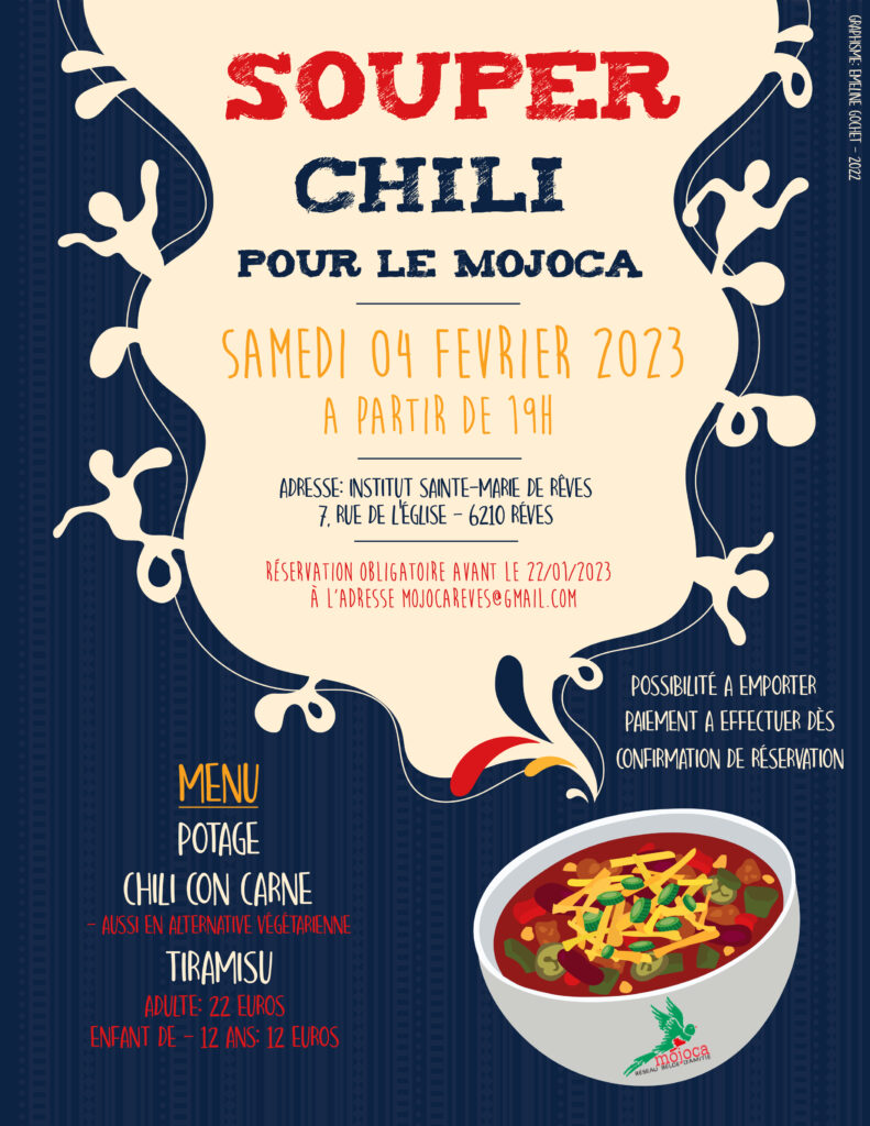 Affiche souper mojoca  à imprimer a4 pdf